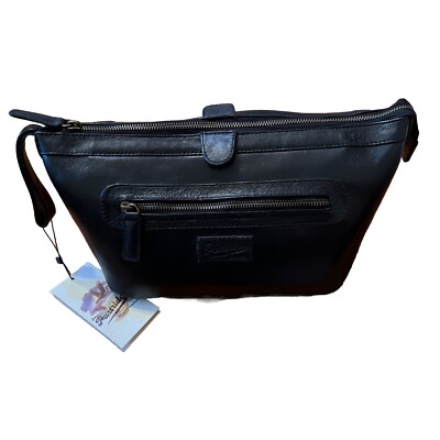 Herren John Partridge & Co Leder Kulturtasche - Nagelneu mit Etikett (eingestellt)