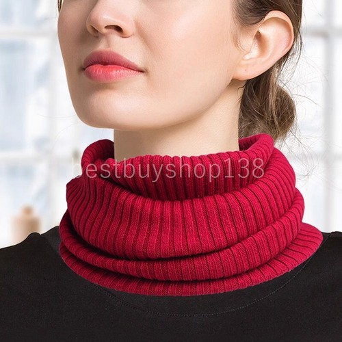Wool Silk Thermal Neck Warmer Breathable Face Mask Neck Gaiters Scarf Headband - Foto 17 di 24