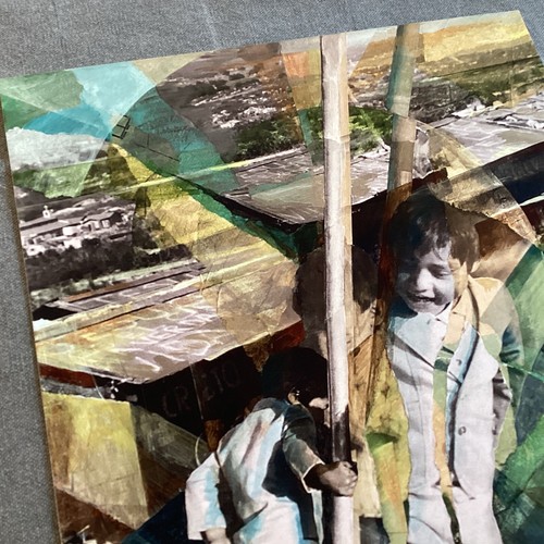 CIRCLE GAME, collage, color, children, Mexico, architecture, Giclée print - Picture 7 of 10