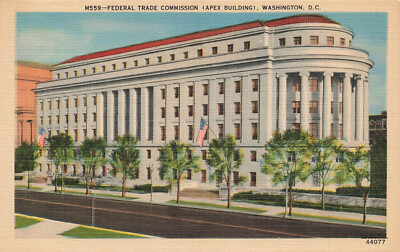Postcard Apex Building FTC Federal Trade Commission Washington DC