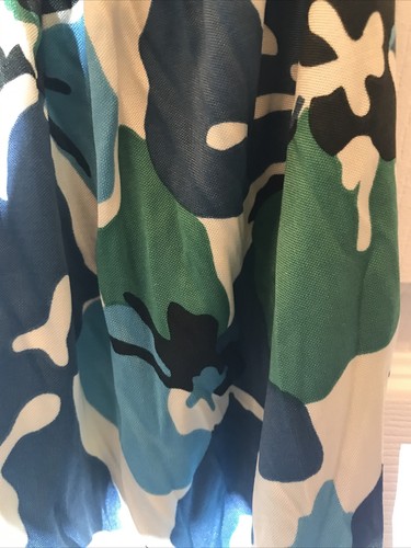 NWT Sky brand 100% silk halter Turquoise necklace club cocktail dress/top S - 第 5/8 張圖片