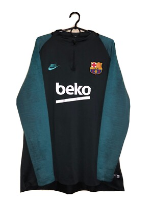 Rare Barcelona Football Training Jacket Size XL Nike | eBay