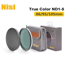 NiSi 67 72 77 82mm True Color ND-Vario 1-5 Stops Variable Neutral Density Filter