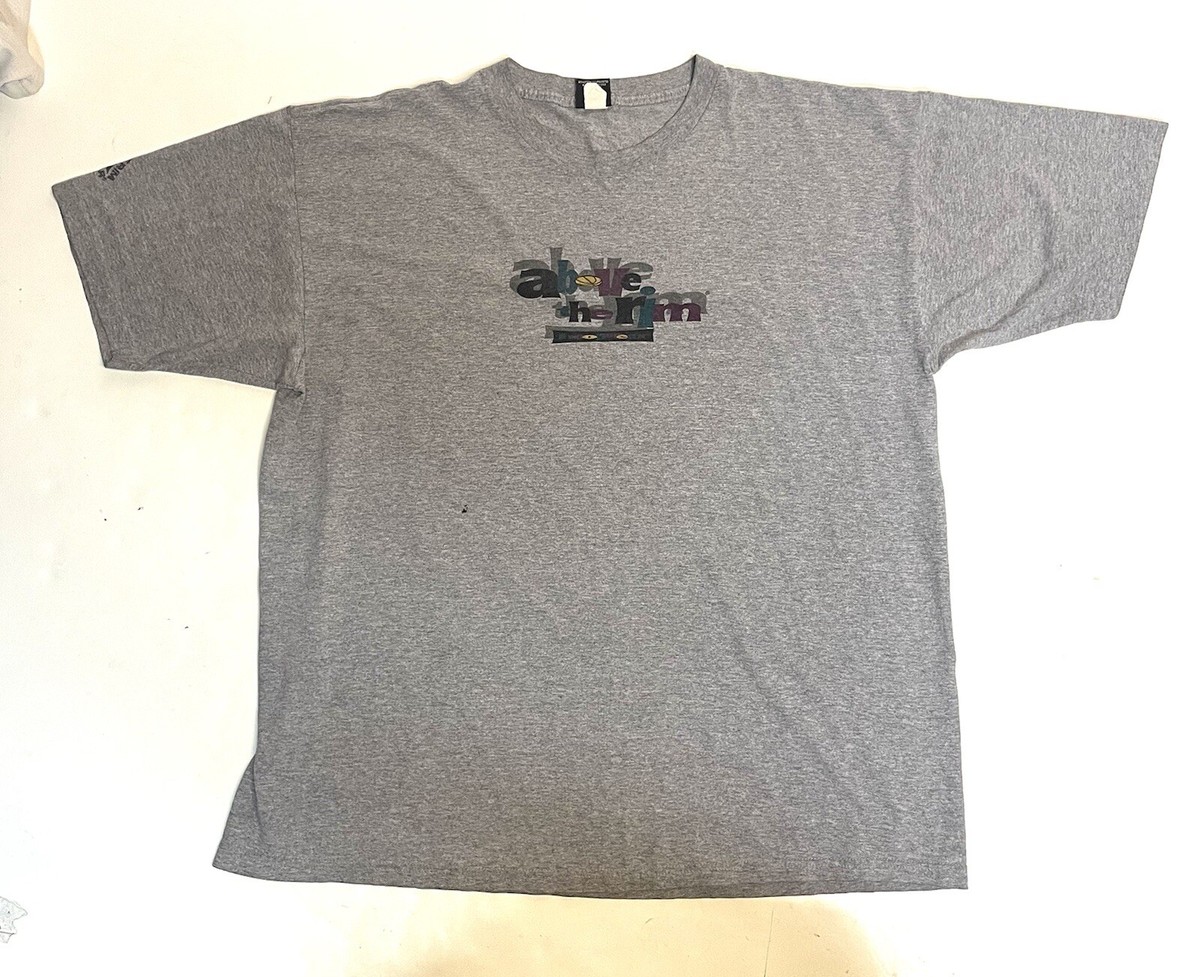 Vintage Reebok Graphic T Shirt Above The Rim Big Logo Xxl