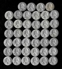 WASHINGTON QUARTER ROLL (1942-64)  90% SILVER (40 COINS)  LOT D06