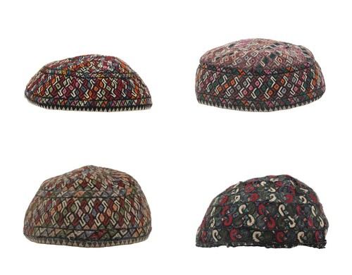 Turkoman Hut Vintage Hut Set 4 Stück 2,76" x 20,08" KOSTENLOSER schneller Versand 07589 - Bild 1 von 12