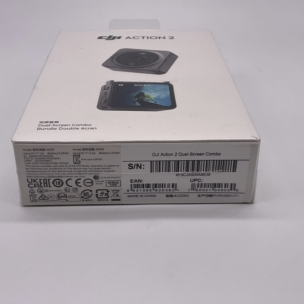 DJI Action 2 4K Ultra HD Dual-Screen Combo Camera