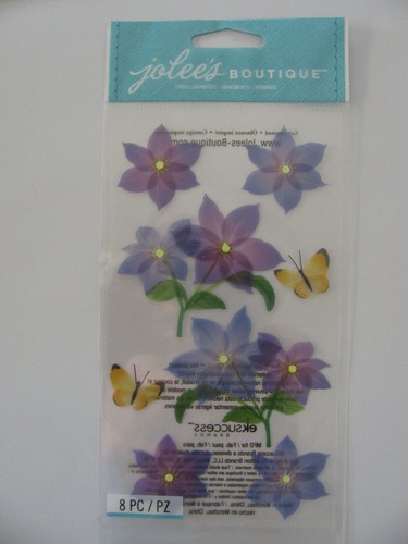 Pegatinas boutique de Jolee's que eliges flores y árboles nuevas en paquete - Imagen 50 de 71