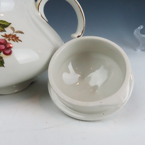 Ellgreave Wood & Sons Ironstone England Flowers & Berries Teapot - Picture 7 of 9