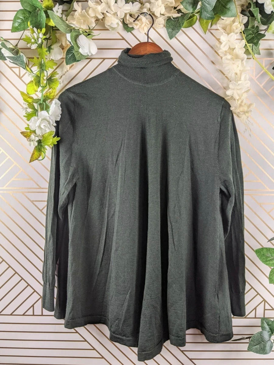 Flowy turtleneck clearance sweater