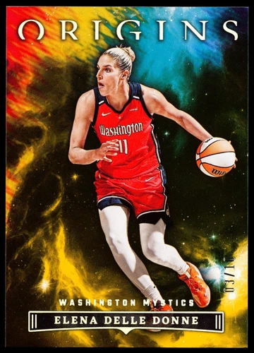 2023 Panini Origins WNBA #74 Elena Delle Donne 03/10 (Gold) Washington Mystics