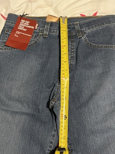 Vintage 2002 Levi’s 525 Regular Fit Bootcut Denim Jeans - Blue - W28 L32 - NWT - Picture 9 of 16
