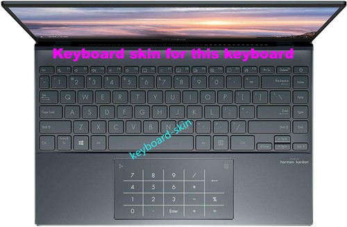 US Keyboard Skin Cover do Asus 13,3 cala UXF3000 UX371 UX371E UX363 UX325 UM325 - Zdjęcie 3 z 7