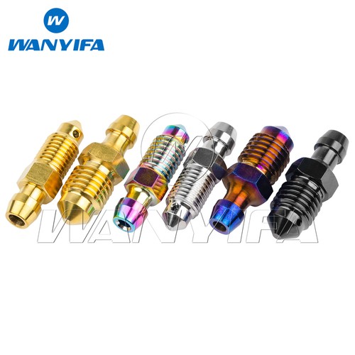 Titan Bolt M6 M8 M10xP1,0/1,25 mm Motorrad Bremssattel Entlüftung Brustwarze Schrauben - Bild 6 von 12