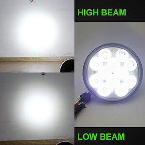 1PC 5-3/4" 5.75 Round LED Headlight High/Low Beam for Sportster XL 883 1200 Dyna - Picture 4 of 11