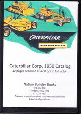 Caterpillar Products brochure circa 1950 FULL COLOR on CD