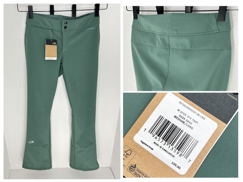 The North Face NWT Apex STH Pant Size Medium Long Snow Ski Windwall Dark Sage