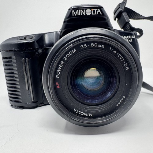 Cámara fotográfica SLR Minolta Maxxum 3xi 35 mm de colección AF Power Zoom lente de 35-80 mm Japón - Imagen 10 de 11