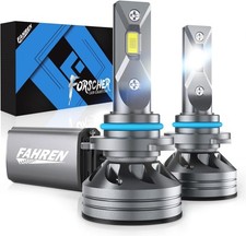 FAHREN 9006/HB4 LED Headlight Bulbs Low/Fog Beam 30000LM 800 Super Bright 6500K