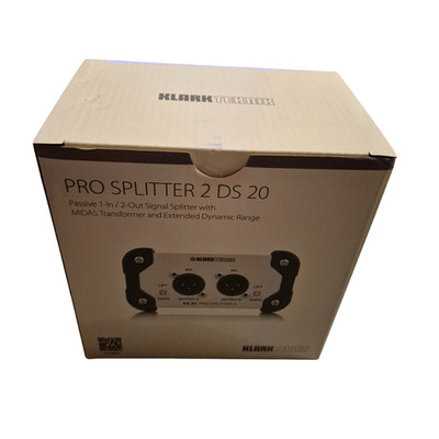 Klark Teknik DS20   Passiver Audio-Splitter   OVP, unbenutzt