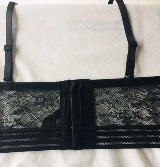 Sexy Corsé Pluma Pavo Real Cuervo Negro Ardiente Hecho en EE. UU. 4 U Foto 2 de 3