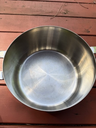 Mepra Made in Italy #28 INOX 18/10 Stainless Pro Cookware Stock Pot W/ Lid EUC - Picture 2 of 7