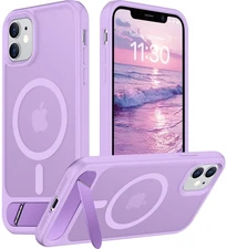 Temdan Magnetic Compatible with iPhone 11 Phone Case, Built-in Invisible Kick...
