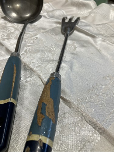 Konvolut Vintage Küchenutensilien X3 Skyline Blau �� - Bild 6 von 9