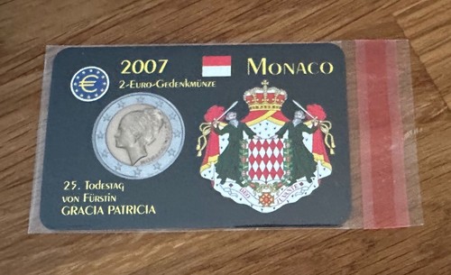 Grace Kelly 2 Euro Gedenkmünze Monaco 2007 Sondermünze Probe - Bild 6 von 7