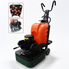 220V 12 Grind Head Concrete Floor Grinder Polishing Machine 40L Water Tank 7.5KW
