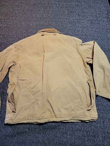 Vntg 70's Hunting Jacket Sz44 Men's MED Duck Trap Chore Coat USA Canvas - Picture 13 of 17