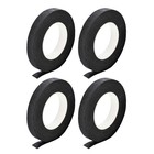 4 Rollen 1/2 Zoll breite 30 Yard Blumenband Blumenarrangement Kits schwarz