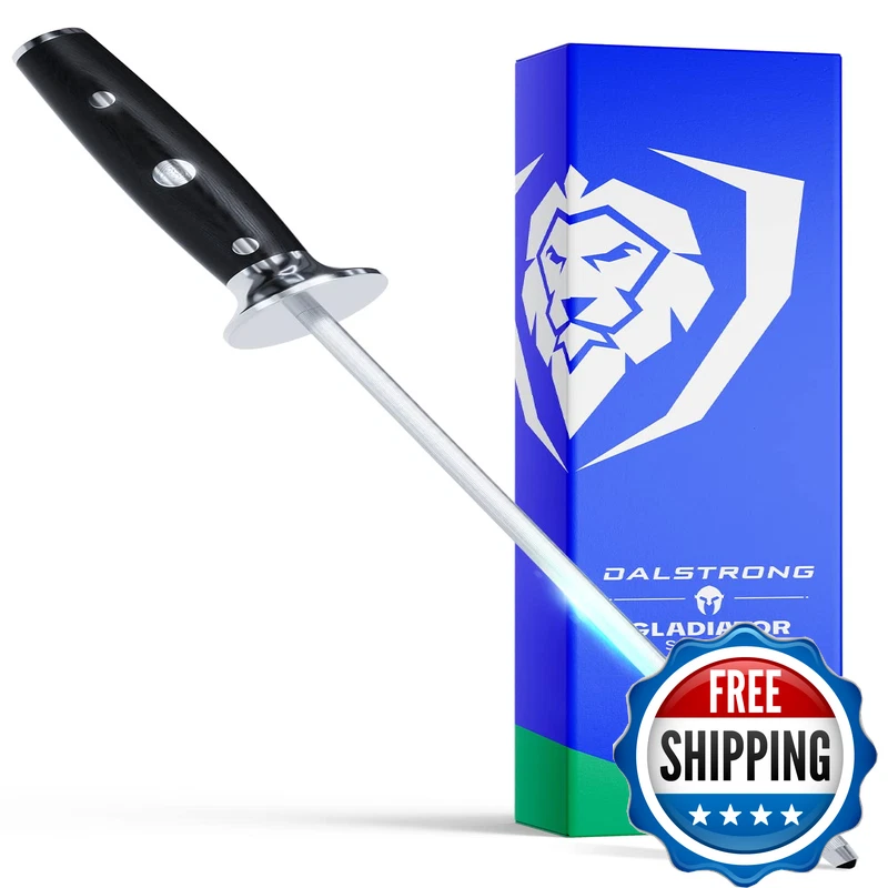 Dalstrong Honing Rod - 10 Inch - Gladiator Series Elite - Hc Stainless Steel -