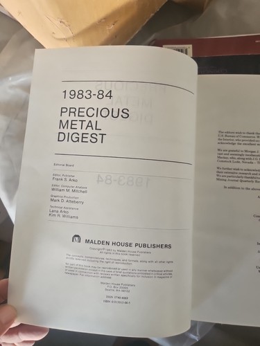 Precious Metal Digest: 1983-84 - Picture 3 of 3
