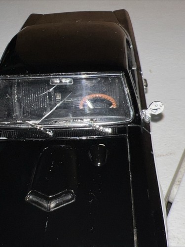 Crown Premiums 1967 Pontiac GTO 1/24 Scale Diecast Bank Black With Graphics - Picture 10 of 24