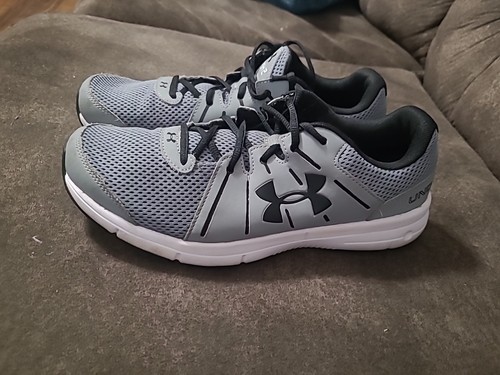 Under Armour Dash 2 Damen-Sportschuhe grau & schwarz & weiß Größe 10 - Bild 2 von 10