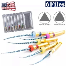 Dental Endo Rotary Files Blue NITI root canal endodontic Files Taper 25MM