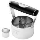 HULISEN Donut Cutter, 3.5 inch Stainless Steel Doughnut Cutter with Soft Grip...