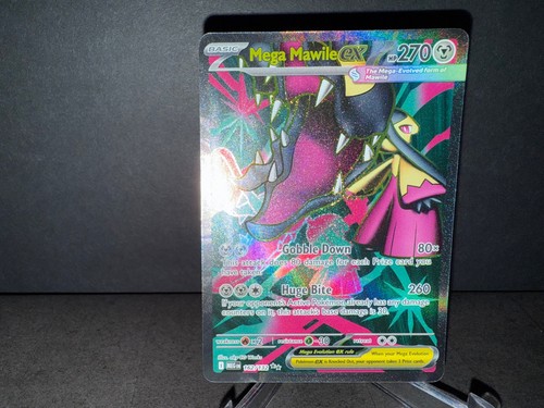 Mega Mawile ex 162 2025 Pokemon Mega Evolution Full Art Ultra Rare Card NM+ - Picture 1 of 2