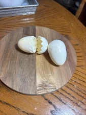 Vintage Fisher Price Fun W Food 2x Egg Shells (empty) Pretend Play Kitchen Food