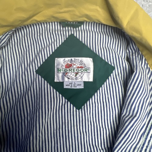 McGregor Jacket Medium Men's VTG Green Full Zip + Snaps 100% Cotton Utility - Bild 8 von 12