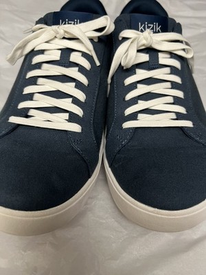 Kizik Men's Irvine Tidepool Blue Canvas HandsFree Shoes Sneakers Size 11.5 US