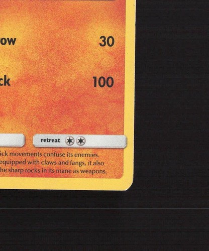 Tarjeta Pokémon rara LP Lycanroc 76/147 Burning Shadows Cracked Ice Holo - Imagen 6 de 10