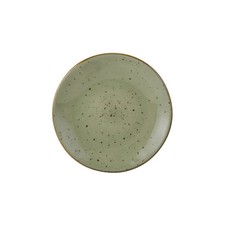 Tuxton China Inc Artisan Geode 7-1/4" Olive Porcelain Round Plate - 2 Doz