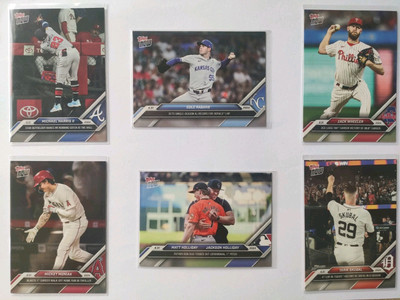 6x Topps Now MLB 2024 # 619, 621-625 Lot - English
