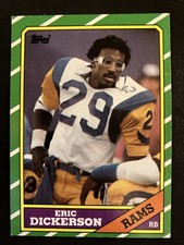 1986 Topps Eric Dickerson #78 Los Angeles Rams