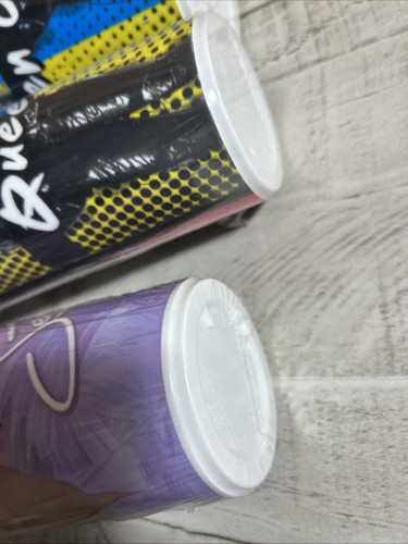 Lot Of 4 Selena Quintanilla Fiesta De La Flor STRIPES 32 OZ Cups New And Sealed - Picture 12 of 15