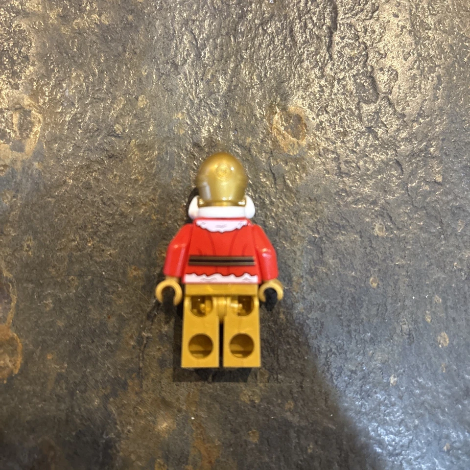 LEGO Star Wars Santa C-3PO Minifigura, Navidad, Vacaciones sw0680 Foto 2 de 2