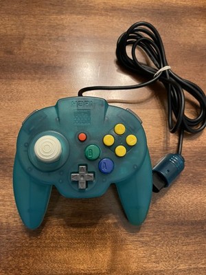 Nintendo 64 Ocean Blue Hori Pad Mini Controller: N64 Controller OEM US SELLER