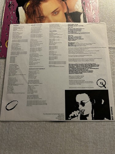 Culture Club "Kissing To Be Clever" - Vinyl LP Epic 1982 - Picture 5 of 7